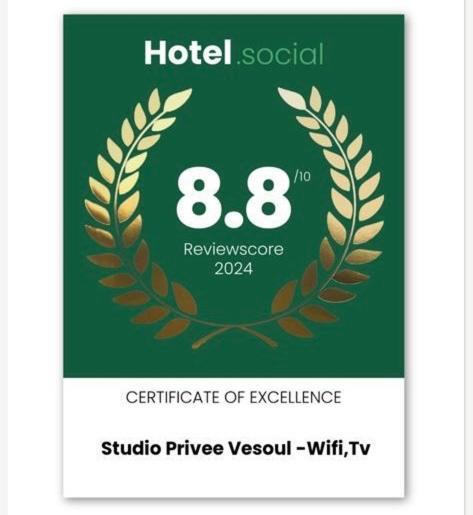 Studio Privee Vesoul -Wifi,Tv,Clim,Parking Gratuit מראה חיצוני תמונה